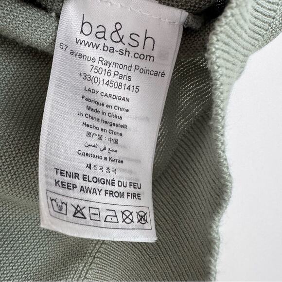 Ba&sh Basem Sweater Sage Green - Picture 7 of 7